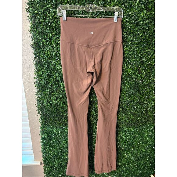 Lululemon Align High-Rise Mini-Flared Pant 32" Sz 6 Dark Oxide - Picture 2 of 3